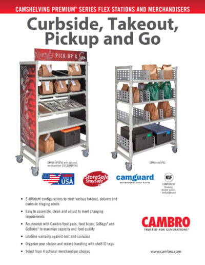 Cambro Camshelving Flex Station System