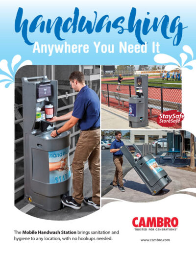 Cambro Mobile Handwash Station