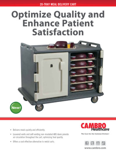 Cambro Tray Meal Delivery Cart
