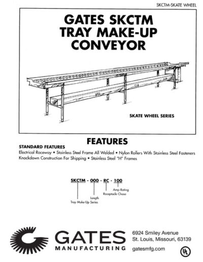 Gates SKCTM Tray Make-Up Conveyor