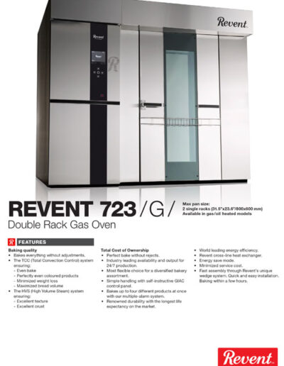 Revent Double Rack Gas Oven 723