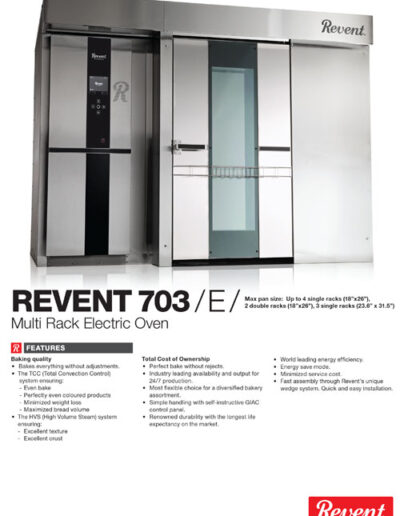 Revent Multi Rack Electric Oven 703