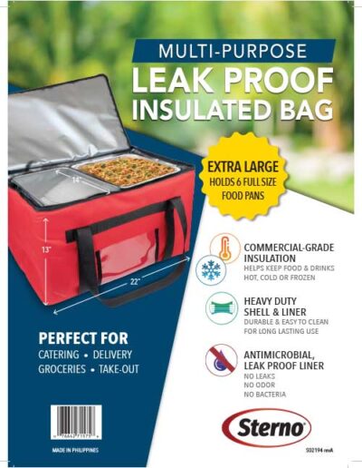 Sterno Insulated Bags