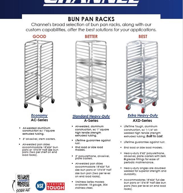 Channel Bun Pan Racks