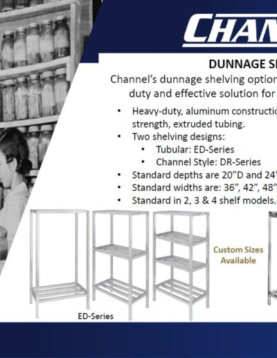 Channel Dunnage Shelving